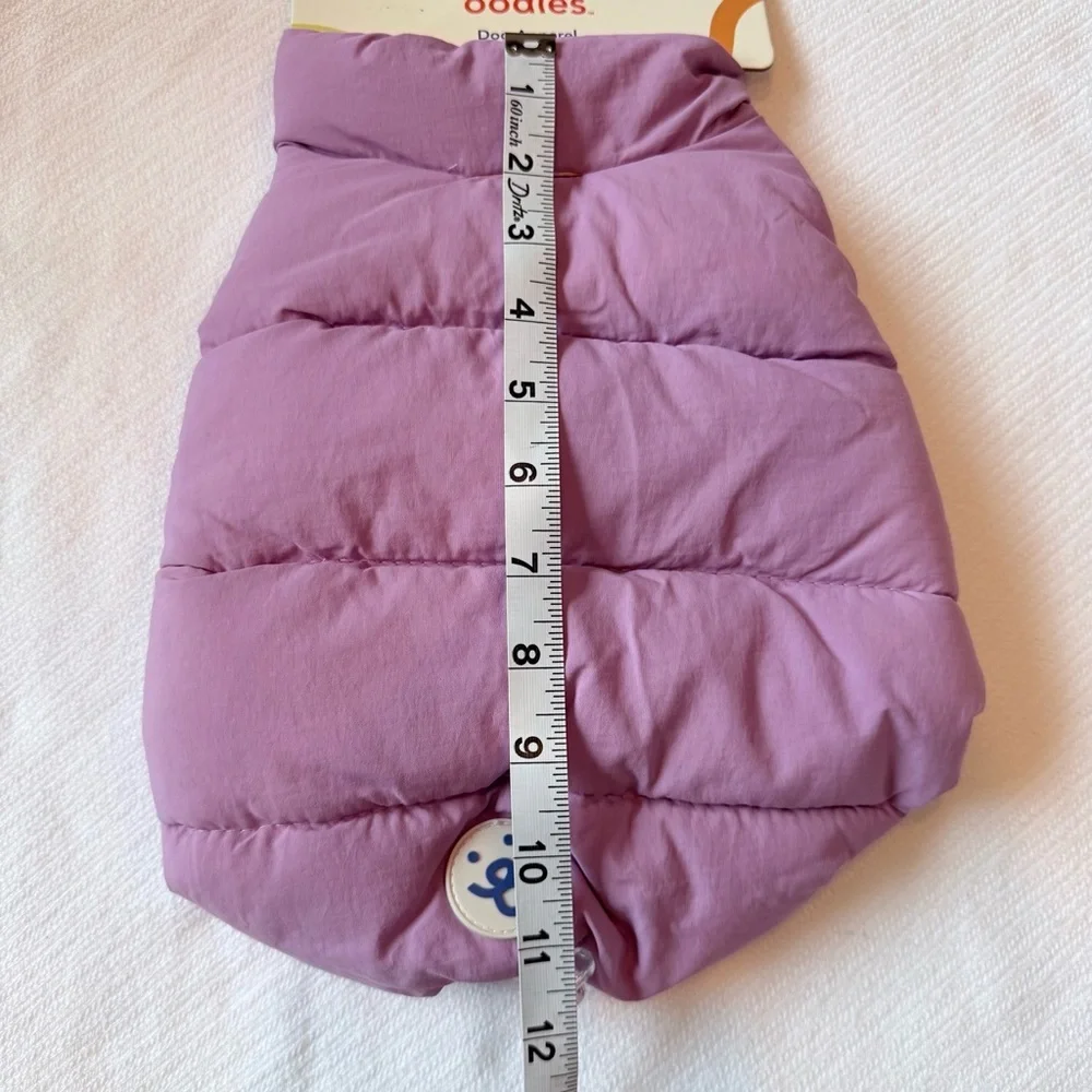 NWT Oodles size XS puppy puffer vest with Velcro closure